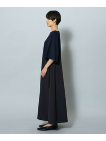 【MOGA】【Lサイズ】R/Nジャージードッキングフレアーワンピース 詳細画像 チャコール 24