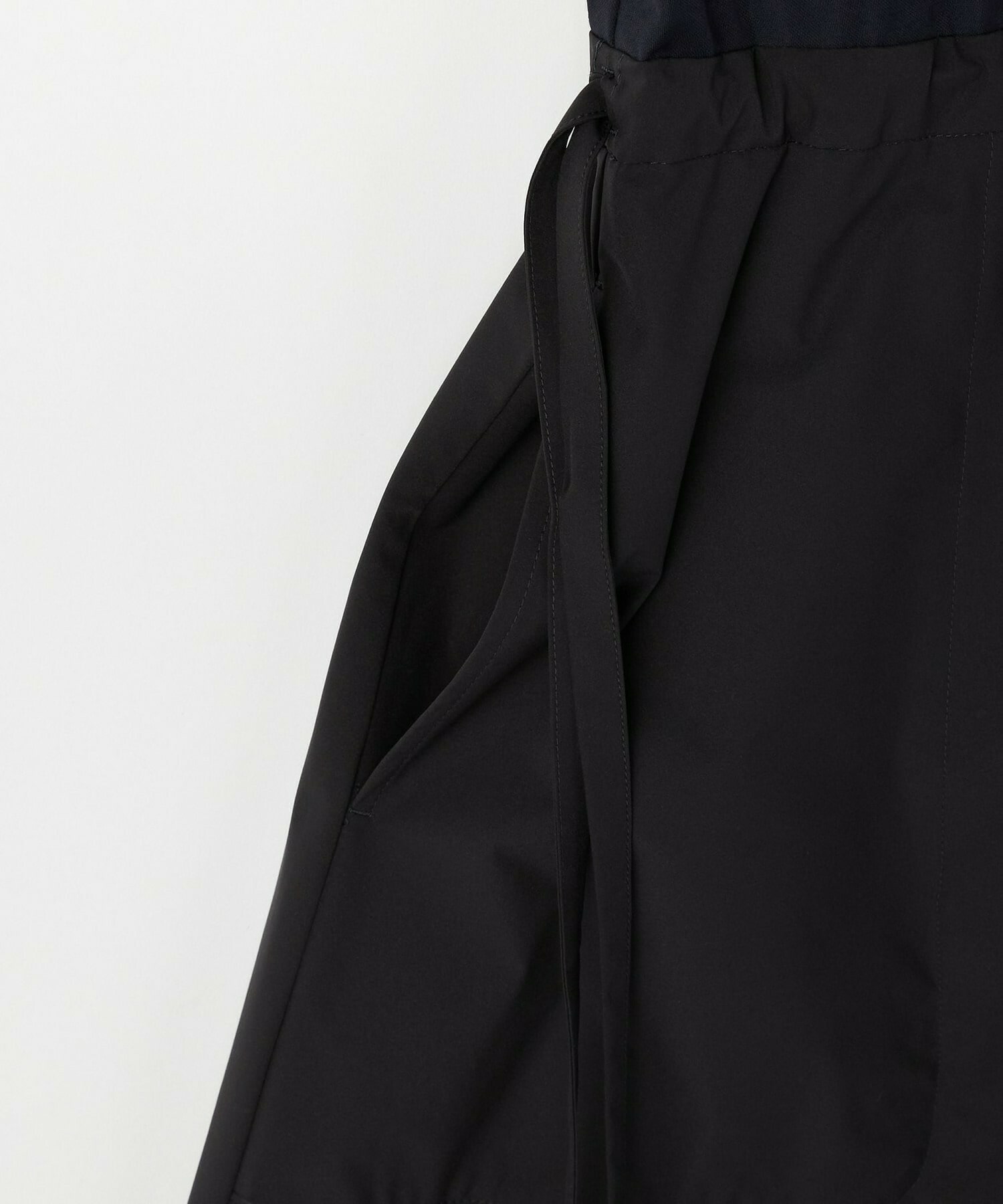 【MOGA】【Lサイズ】R/Nジャージードッキングフレアーワンピース 詳細画像 チャコール 4