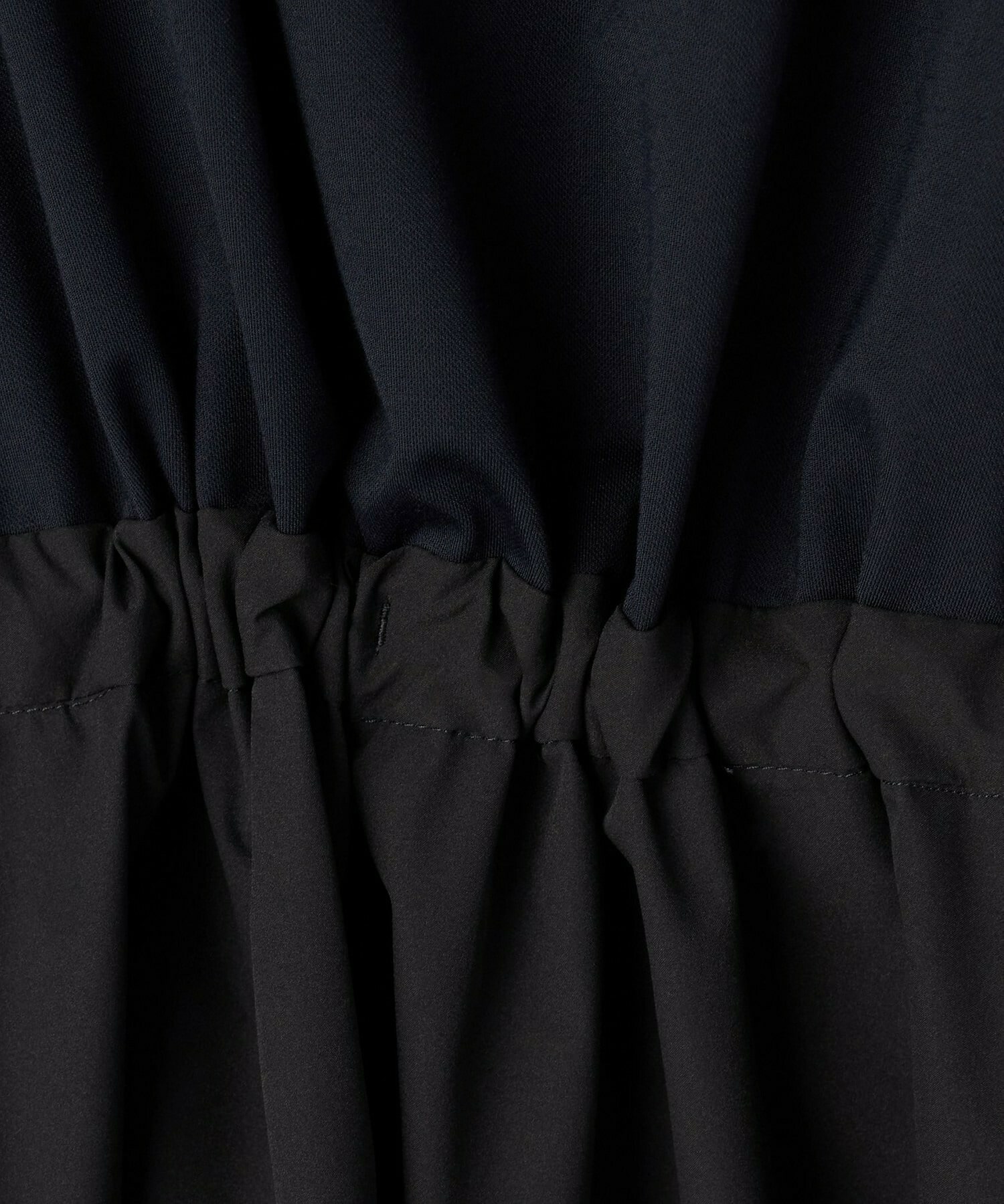 【MOGA】【Lサイズ】R/Nジャージードッキングフレアーワンピース 詳細画像 チャコール 6