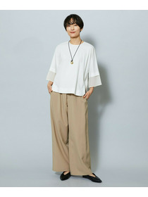 【MOGA】【Lサイズ】スーピマスムースブラウス 詳細画像 チャコールグレー 13