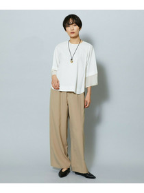 【MOGA】【Lサイズ】スーピマスムースブラウス 詳細画像 チャコールグレー 14