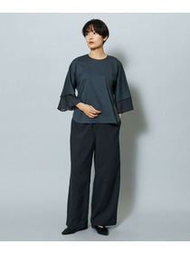 【MOGA】【Lサイズ】スーピマスムースブラウス 詳細画像 チャコールグレー 7