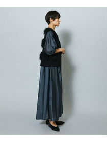 【MOGA】【Lサイズ】シャイニーローンタンブラーAラインシルエットワンピース 詳細画像 パープル 15