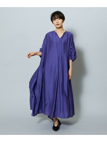 【MOGA】【Lサイズ】シャイニーローンタンブラーAラインシルエットワンピース 詳細画像 パープル 16