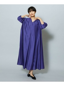 【MOGA】【Lサイズ】シャイニーローンタンブラーAラインシルエットワンピース 詳細画像 パープル 17