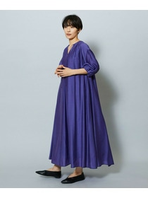 【MOGA】【Lサイズ】シャイニーローンタンブラーAラインシルエットワンピース 詳細画像 パープル 18