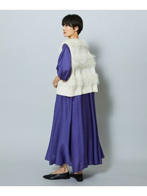 【MOGA】【Lサイズ】シャイニーローンタンブラーAラインシルエットワンピース 詳細画像 パープル 22