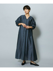 【MOGA】【Lサイズ】シャイニーローンタンブラーAラインシルエットワンピース 詳細画像 パープル 7