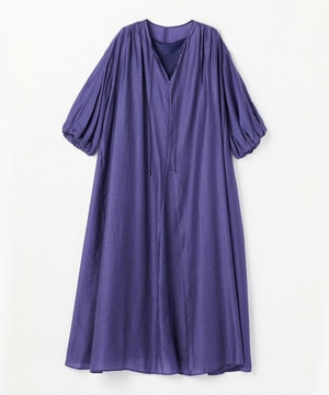 【MOGA】【Lサイズ】シャイニーローンタンブラーAラインシルエットワンピース 詳細画像 パープル 1