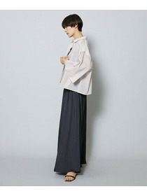 【MOGA】【Lサイズ】シアーストライプシャツ 詳細画像 パープル 10