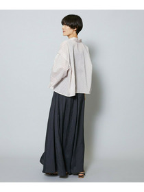 【MOGA】【Lサイズ】シアーストライプシャツ 詳細画像 パープル 12