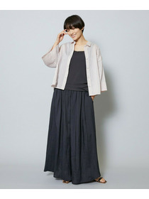 【MOGA】【Lサイズ】シアーストライプシャツ 詳細画像 パープル 19