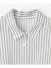 【MOGA】【Lサイズ】シアーストライプシャツ 詳細画像 パープル 25