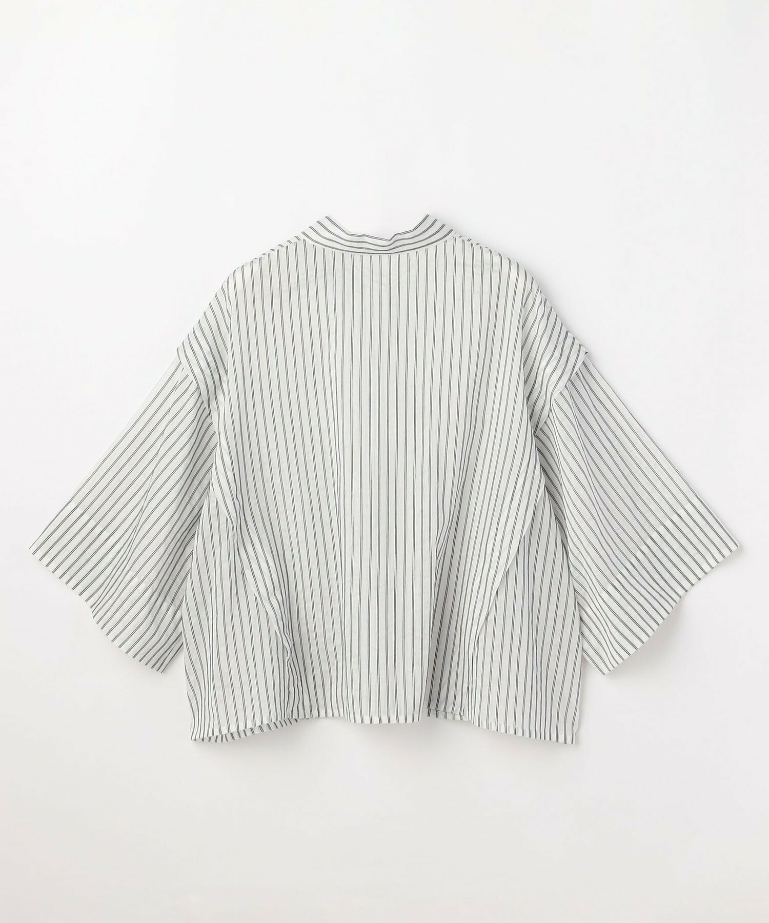 【MOGA】【Lサイズ】シアーストライプシャツ 詳細画像 パープル 24