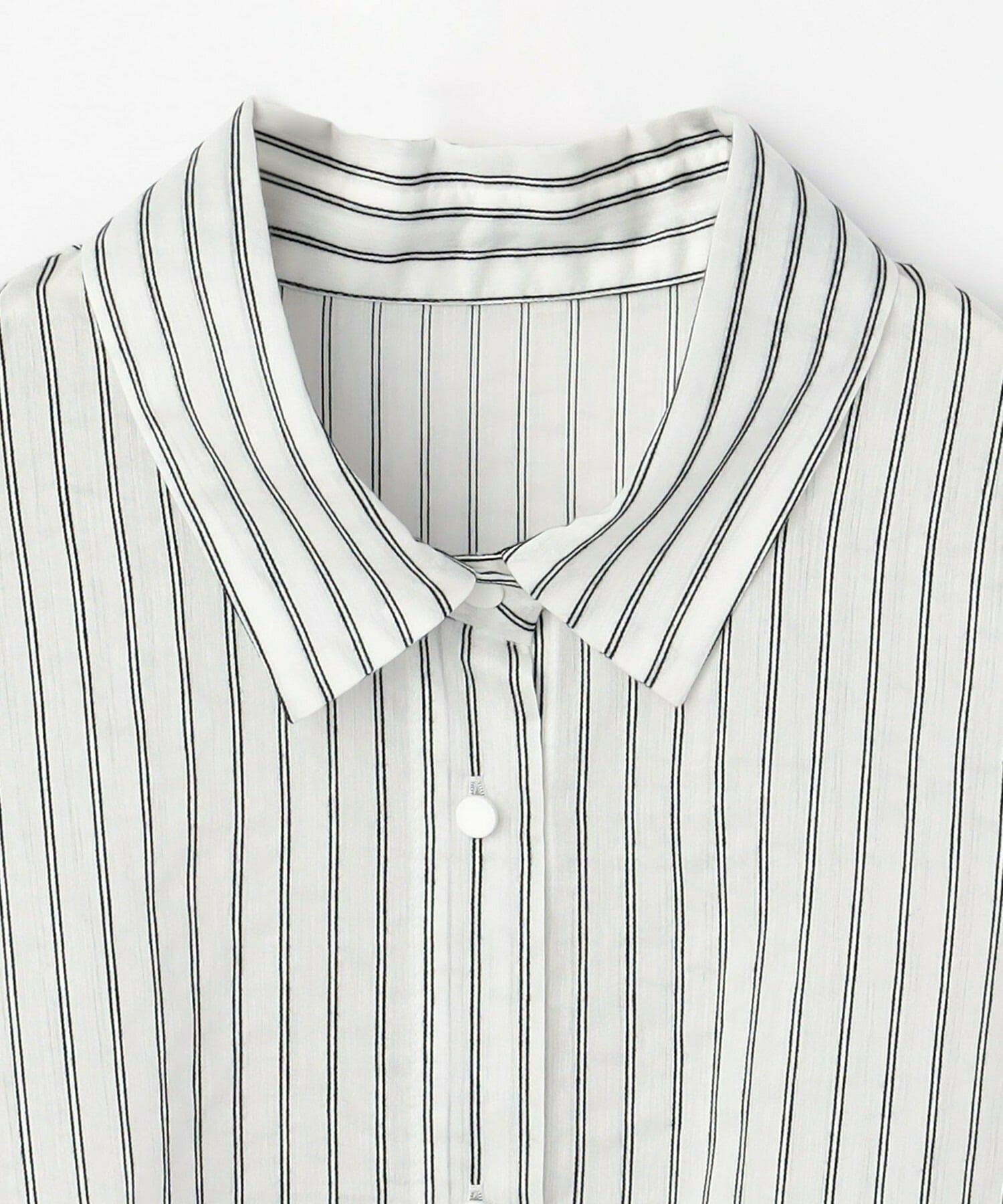 【MOGA】【Lサイズ】シアーストライプシャツ 詳細画像 パープル 25