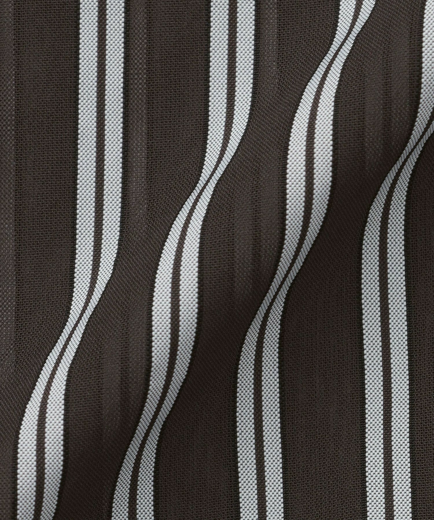 【MOGA】【Lサイズ】シアーメモリーストライプシャツブラウス 詳細画像 サックスブルー 4