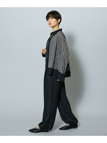 【MOGA】【Lサイズ】パウダリーキュプラパラシュートパンツ 詳細画像 チャコールグレー 16