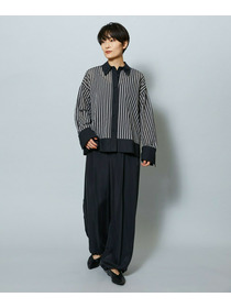 【MOGA】【Lサイズ】パウダリーキュプラパラシュートパンツ 詳細画像 チャコールグレー 8