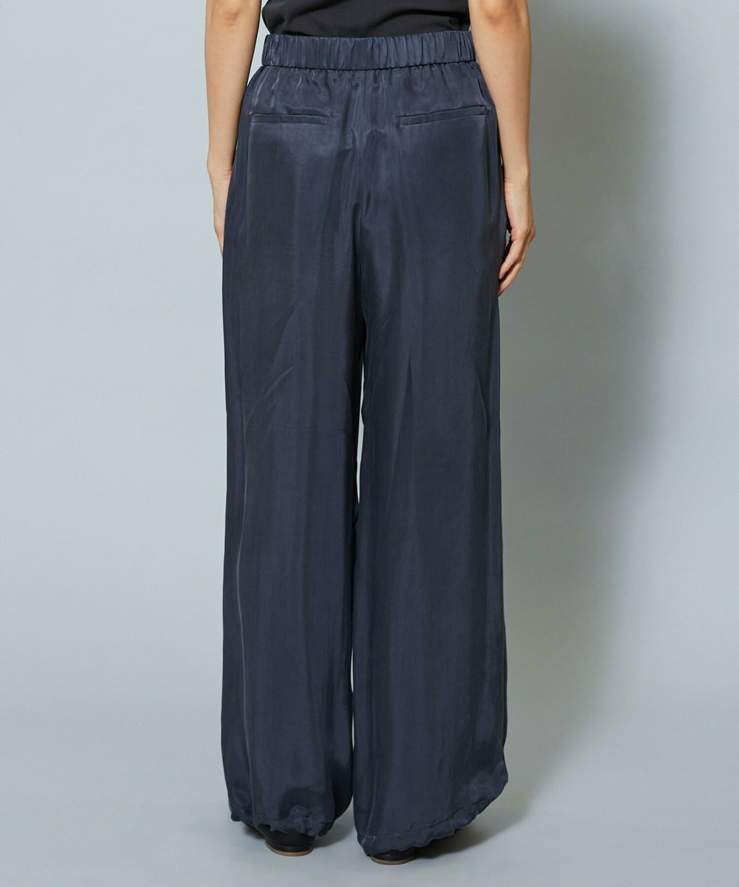 【MOGA】【Lサイズ】パウダリーキュプラパラシュートパンツ 詳細画像 チャコールグレー 26