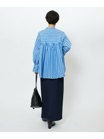 【feerique】【Lサイズ】feerique　エアリーコットンAラインブラウス 詳細画像 ブラウン 20