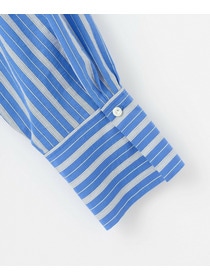 【feerique】【Lサイズ】feerique　エアリーコットンAラインブラウス 詳細画像 ブラウン 3