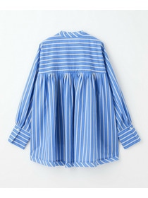 【feerique】【Lサイズ】feerique　エアリーコットンAラインブラウス 詳細画像 ブラウン 6