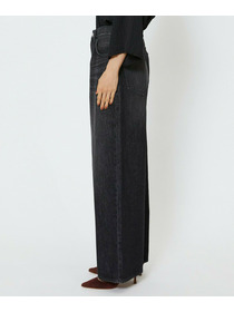 【feerique】【Lサイズ】feerique　ワイドデニムパンツ 詳細画像 ブラック 26