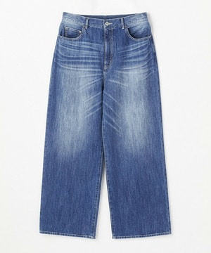 【feerique】【Lサイズ】feerique　ワイドデニムパンツ 詳細画像 ブルー 1