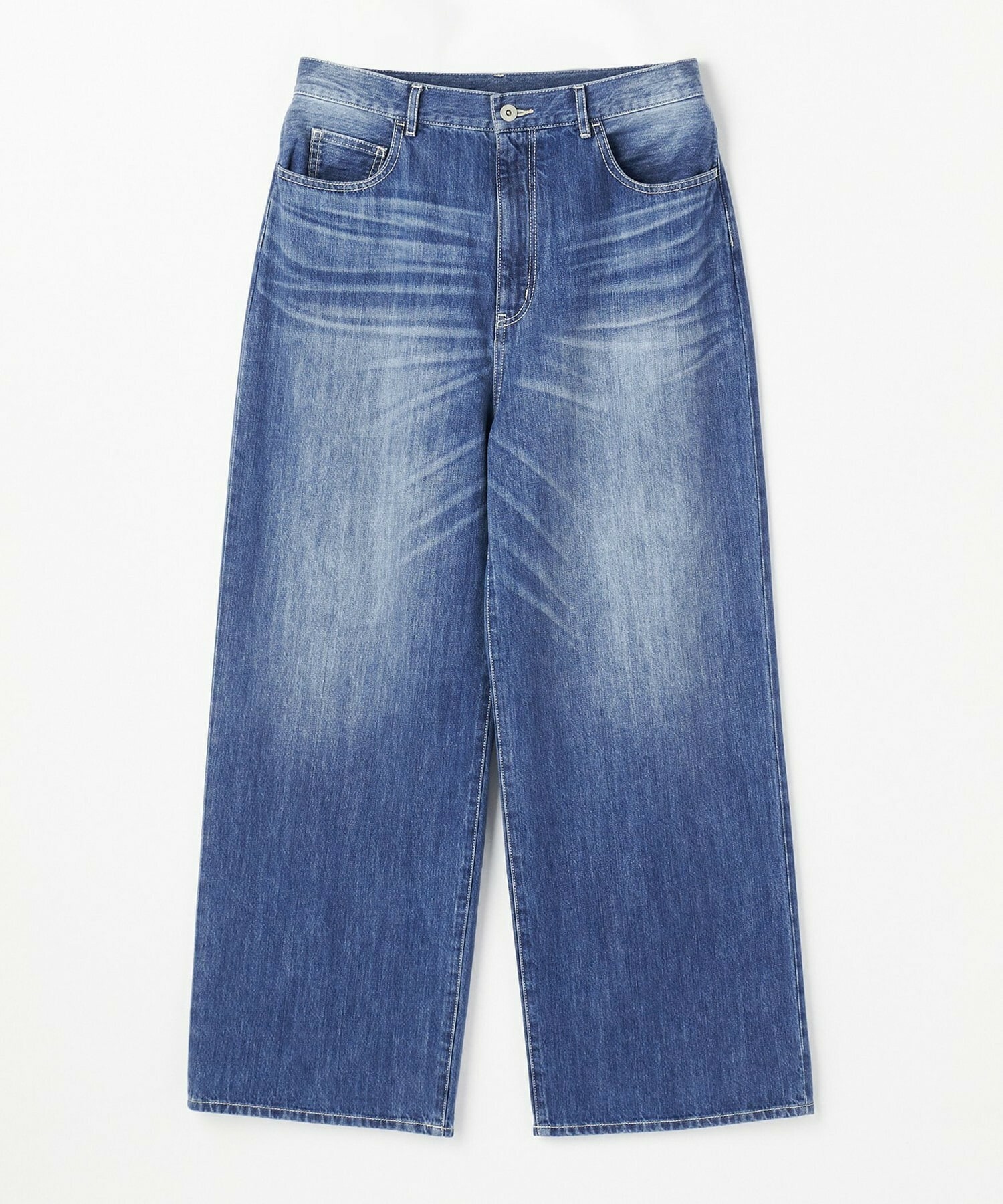 【feerique】【Lサイズ】feerique　ワイドデニムパンツ 詳細画像 ブルー 1