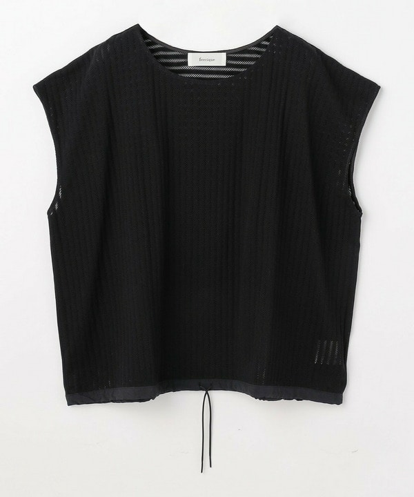 【Lサイズ】feerique ラッセルメッシュストライププルオーバー【Lサイズ】feerique ラッセルメッシュストライププルオーバー