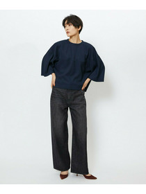 【feerique】【Lサイズ】feerique　キルトストライプコクーンシルエットプルオーバー 詳細画像 ブラウン 16