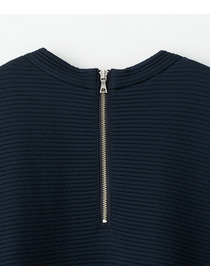 【feerique】【Lサイズ】feerique　キルトストライプコクーンシルエットプルオーバー 詳細画像 ブラウン 2