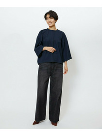 【feerique】【Lサイズ】feerique　キルトストライプコクーンシルエットプルオーバー 詳細画像 ブラウン 23