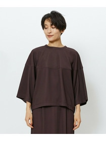 【feerique】【Lサイズ】feerique　キルトストライプコクーンシルエットプルオーバー 詳細画像 ブラウン 24