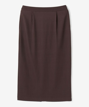 【feerique】【Lサイズ】feerique　キルトストライプタイトスカート 詳細画像 ブラウン 1