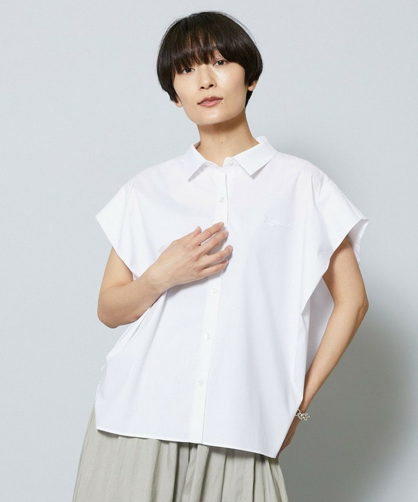 【Lサイズ】SHOGO SEKINE×MOGA コラボ 刺繍シャツ 詳細画像 ホワイト 2