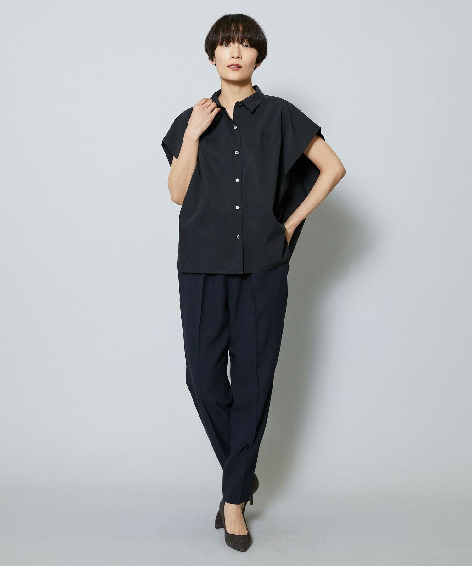 【MOGA】【Lサイズ】SHOGO SEKINE×MOGA コラボ 刺繍シャツ 詳細画像 ブラック 11