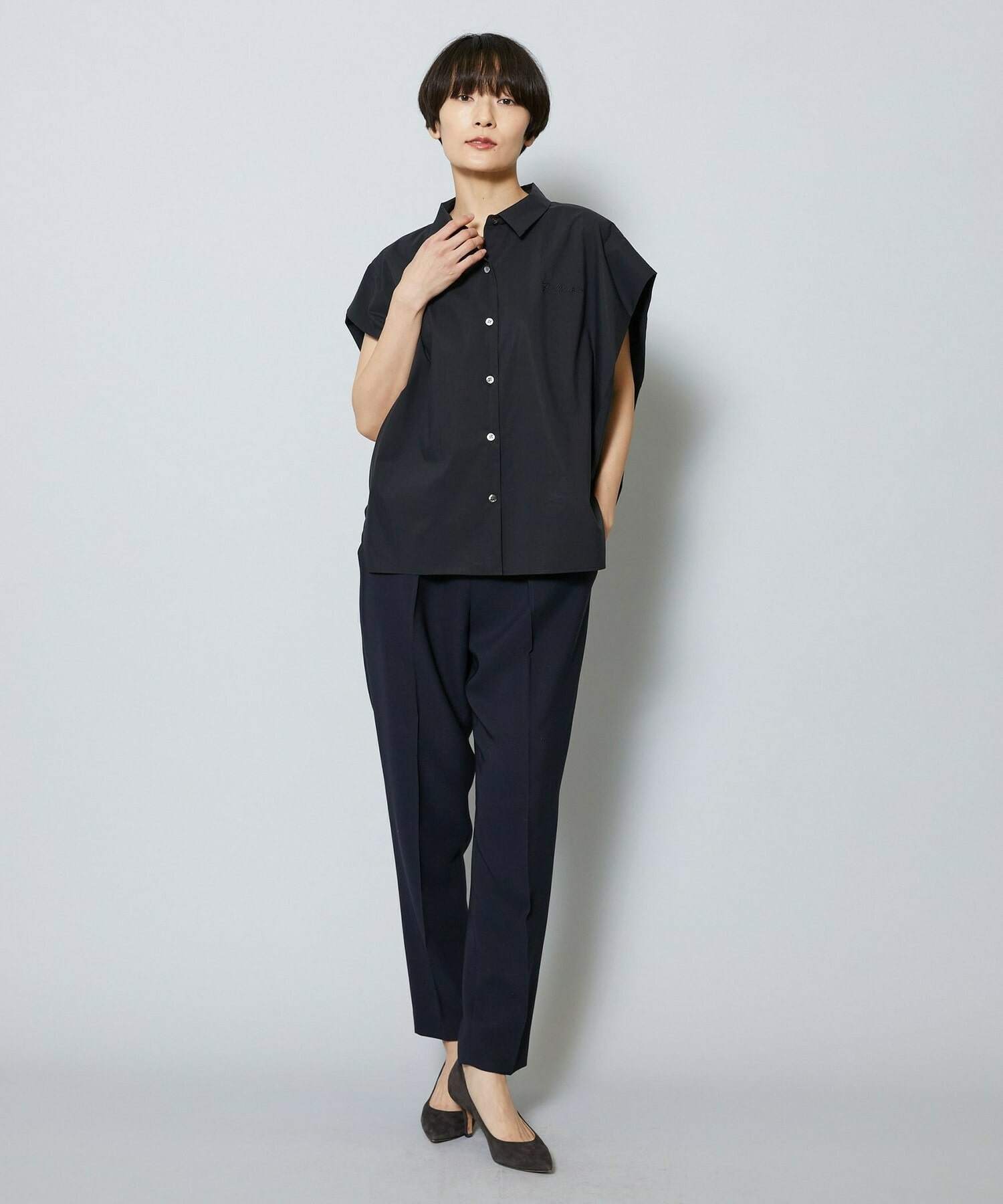 【MOGA】【Lサイズ】SHOGO SEKINE×MOGA コラボ 刺繍シャツ 詳細画像 ブラック 6