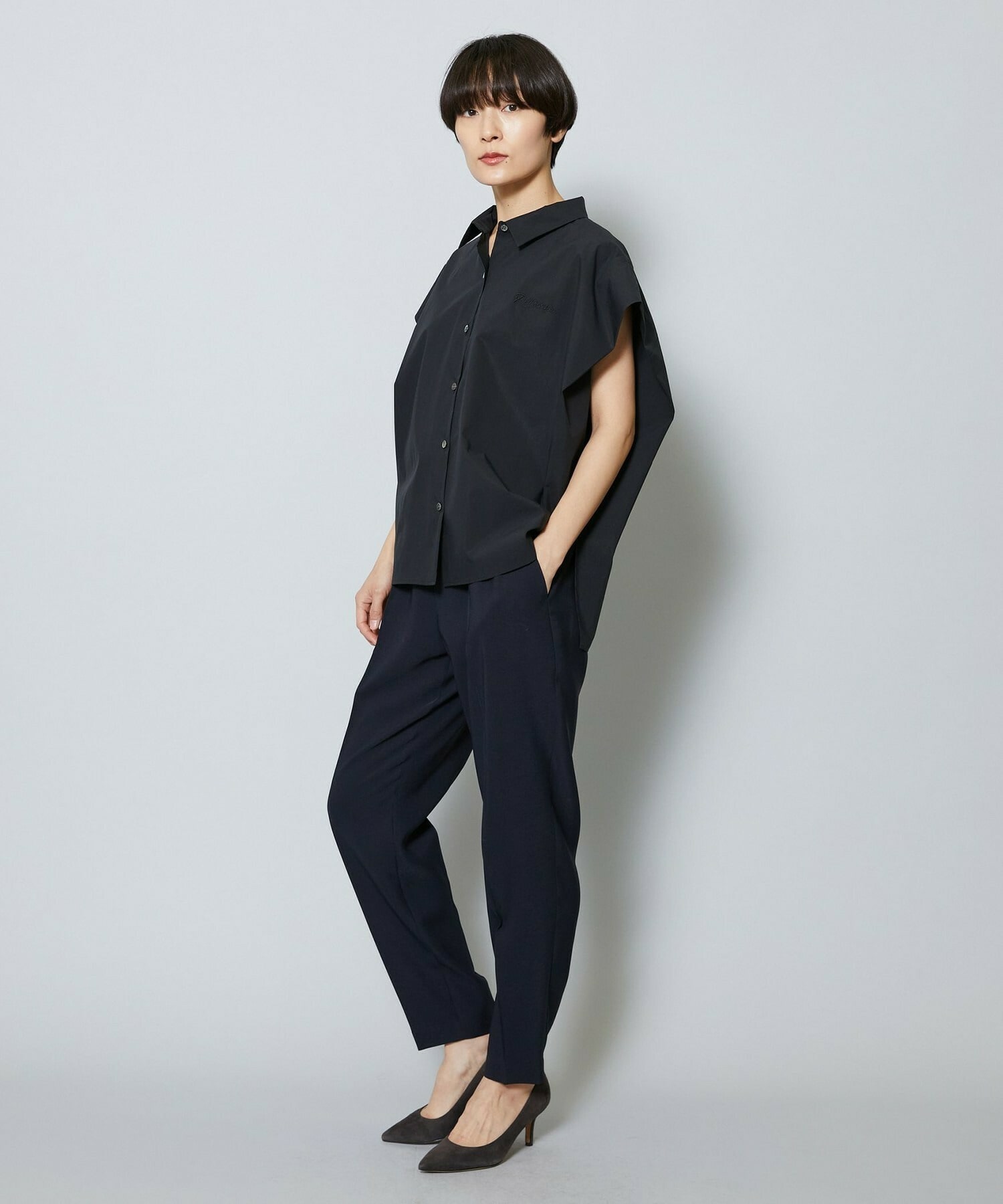 【MOGA】【Lサイズ】SHOGO SEKINE×MOGA コラボ 刺繍シャツ 詳細画像 ブラック 7