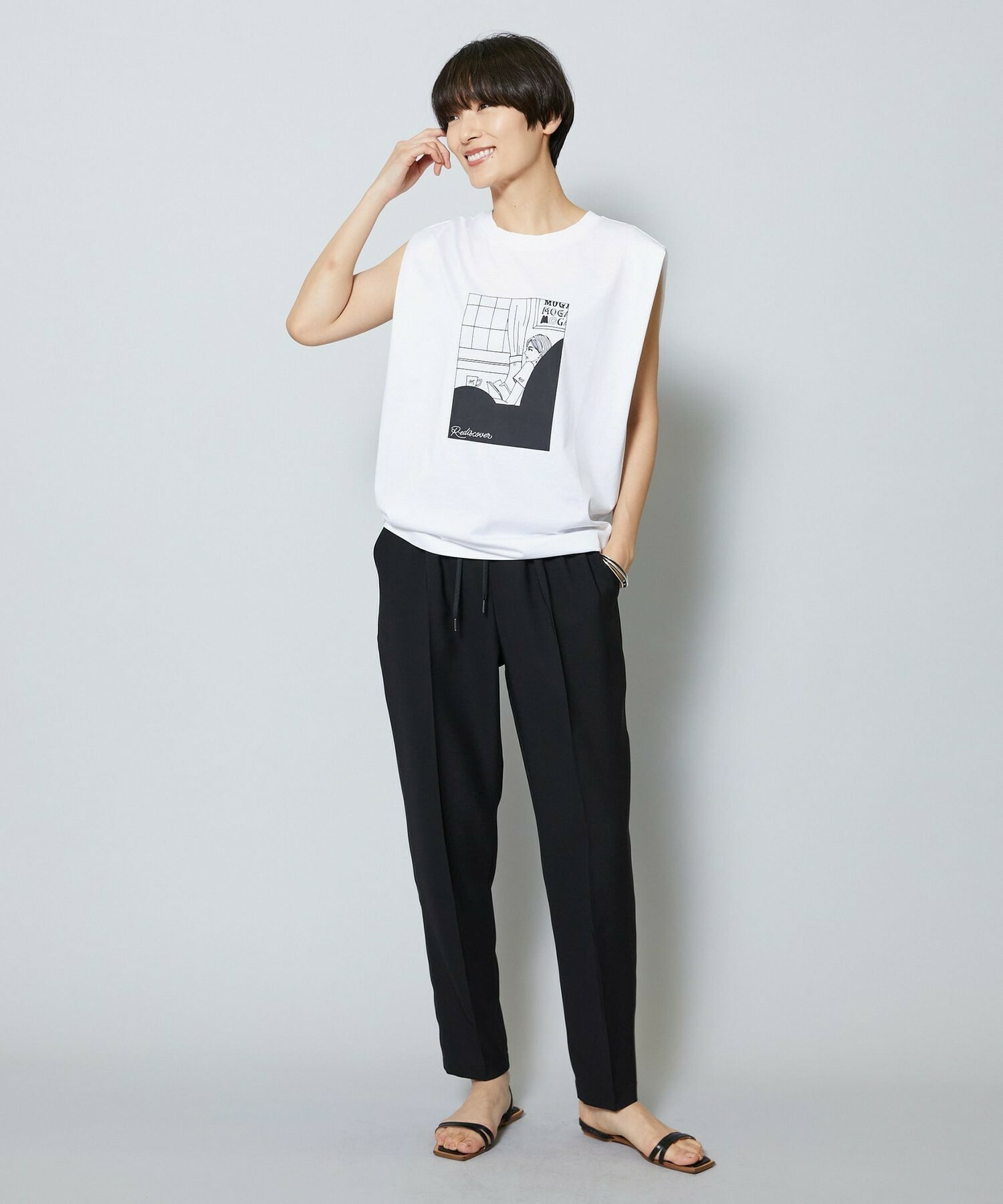 【MOGA】【Lサイズ】SHOGO SEKINE×MOGA コラボ プリントT 詳細画像 ホワイト 17