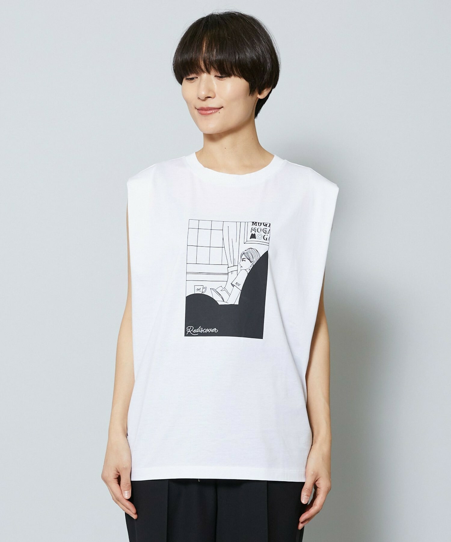【MOGA】【Lサイズ】SHOGO SEKINE×MOGA コラボ プリントT 詳細画像 ホワイト 24