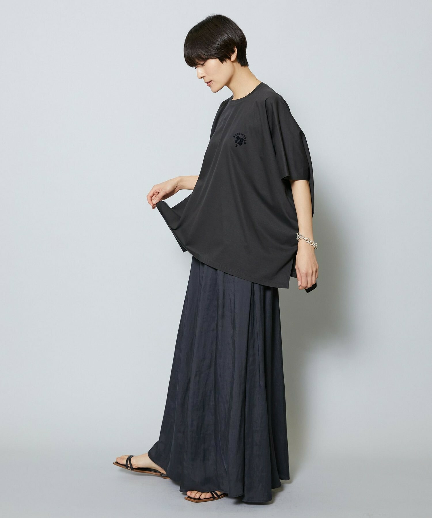 【MOGA】【Lサイズ】SHOGO SEKINE×MOGA コラボ ロゴT 詳細画像 チャコール 10