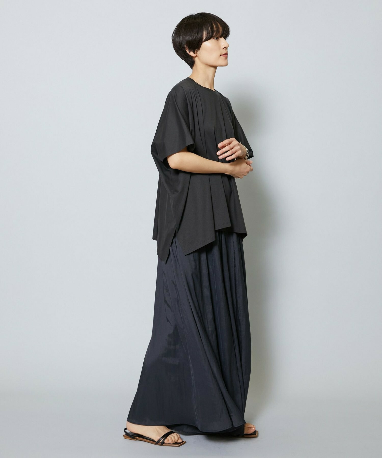 【MOGA】【Lサイズ】SHOGO SEKINE×MOGA コラボ ロゴT 詳細画像 チャコール 15