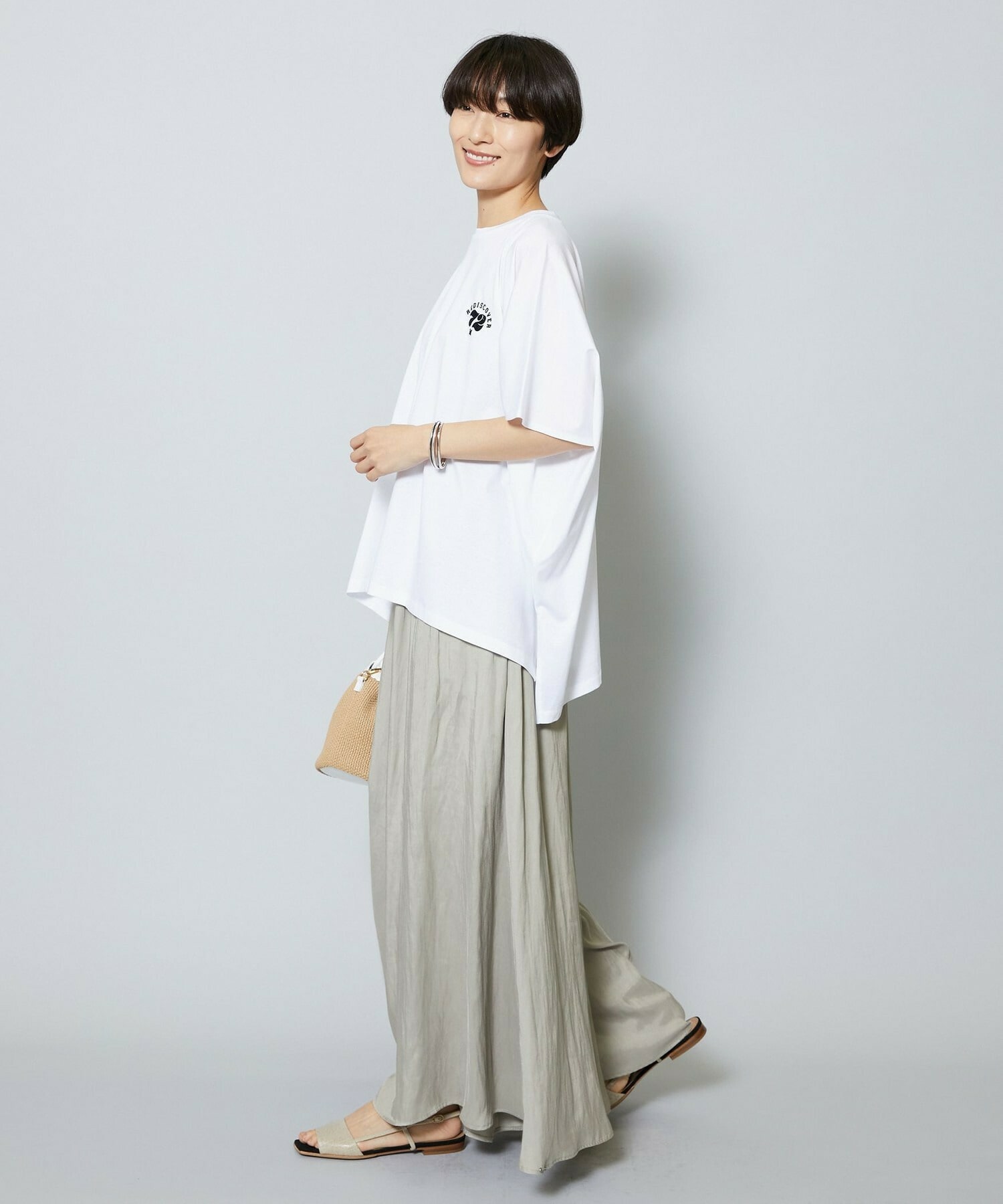 【MOGA】【Lサイズ】SHOGO SEKINE×MOGA コラボ ロゴT 詳細画像 チャコール 17