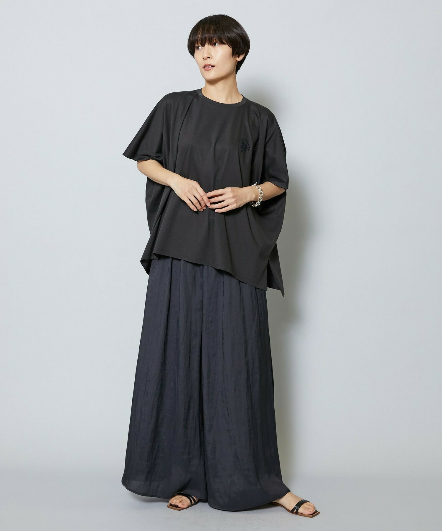 【MOGA】【Lサイズ】SHOGO SEKINE×MOGA コラボ ロゴT 詳細画像 チャコール 9