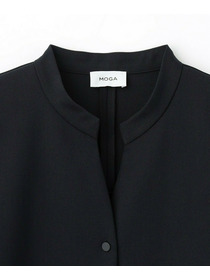 【MOGA】【Lサイズ】ライトパウダリーツイルスキッパーシャツ 詳細画像 ベージュ 1