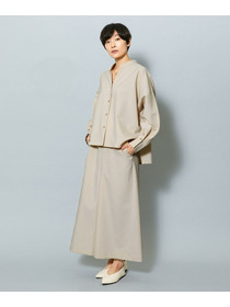 【MOGA】【Lサイズ】ライトパウダリーツイルスキッパーシャツ 詳細画像 ベージュ 16