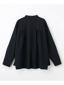 【MOGA】【Lサイズ】ライトパウダリーツイルスキッパーシャツ 詳細画像 ベージュ 5