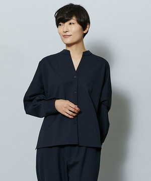 【MOGA】【Lサイズ】ライトパウダリーツイルスキッパーシャツ 詳細画像 ネイビー 2