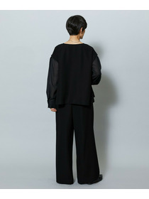 【MOGA】【Lサイズ】2WAYダブルクロスブラウス 詳細画像 ブラック 10